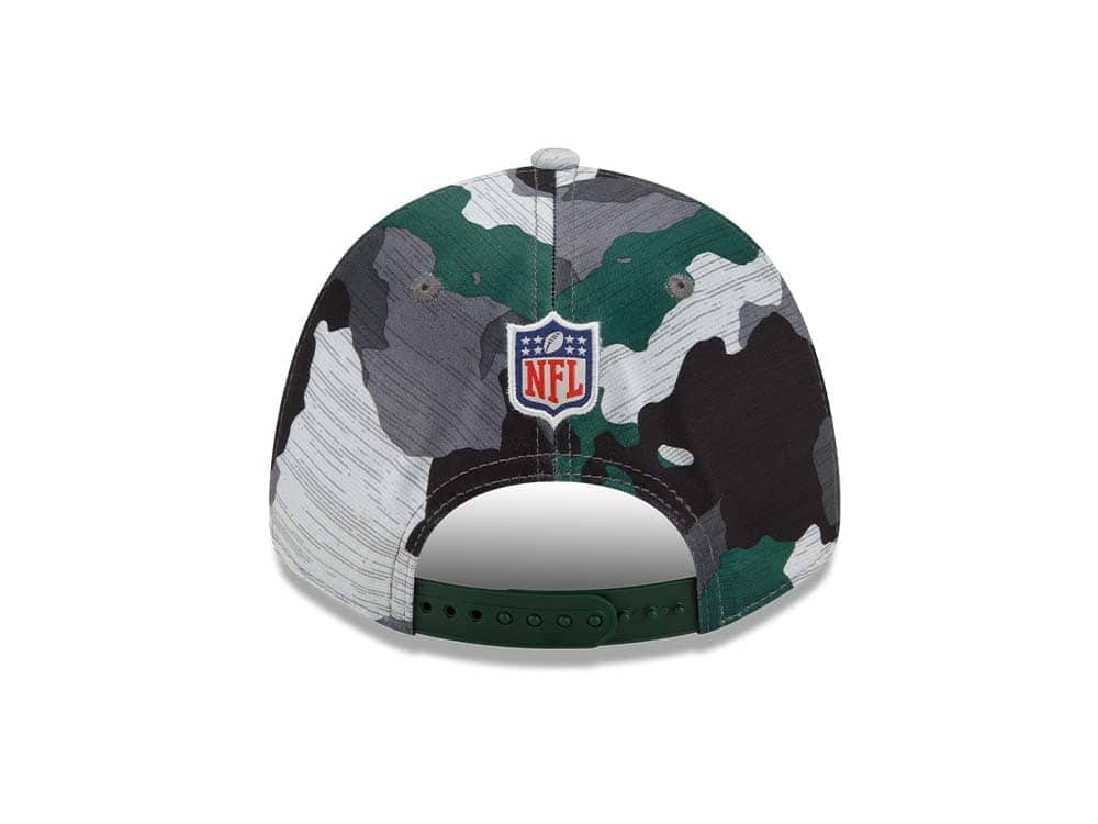 New Era Green Bay Packers NFL Training Camp 22 Camo 9Forty Stretch Snapback Hat