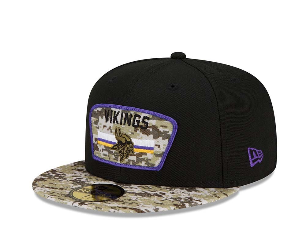 New Era Minnesota Vikings Salute to Service 21 59Fifty Fitted Hat