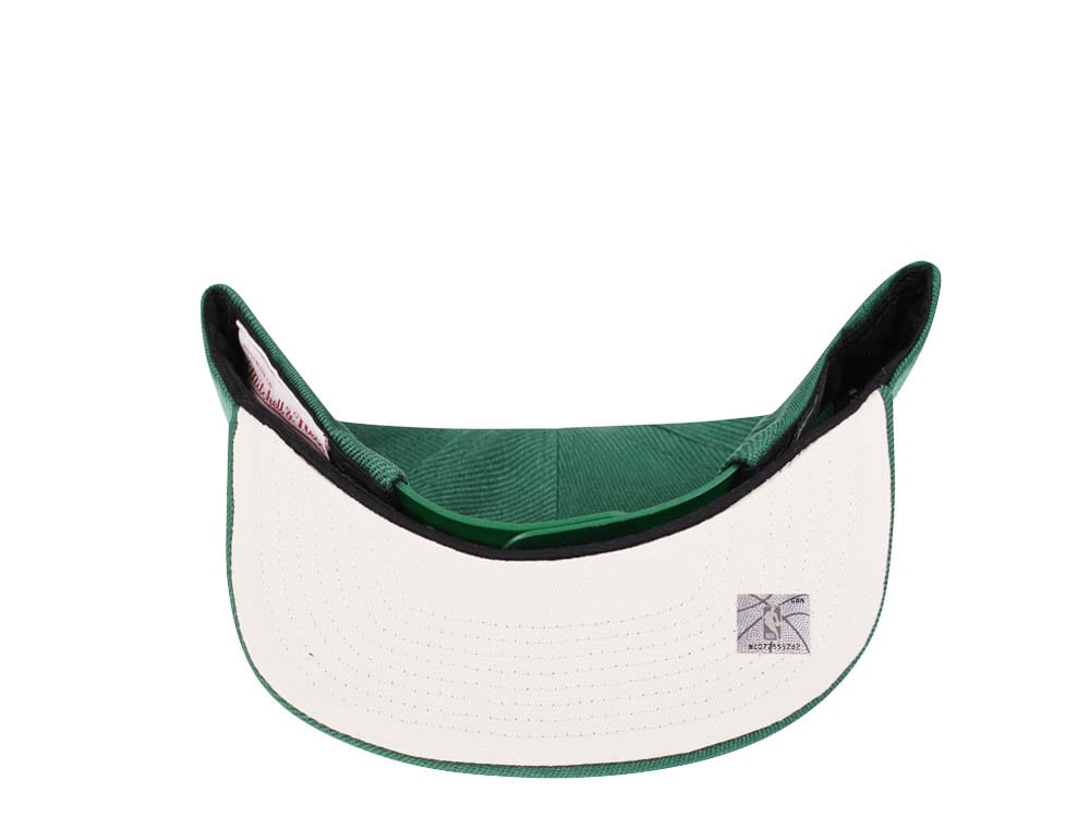 Mitchell & Ness Milwaukee Bucks NBA Embroidery Glitch Hardwood Classic Snapback Hat