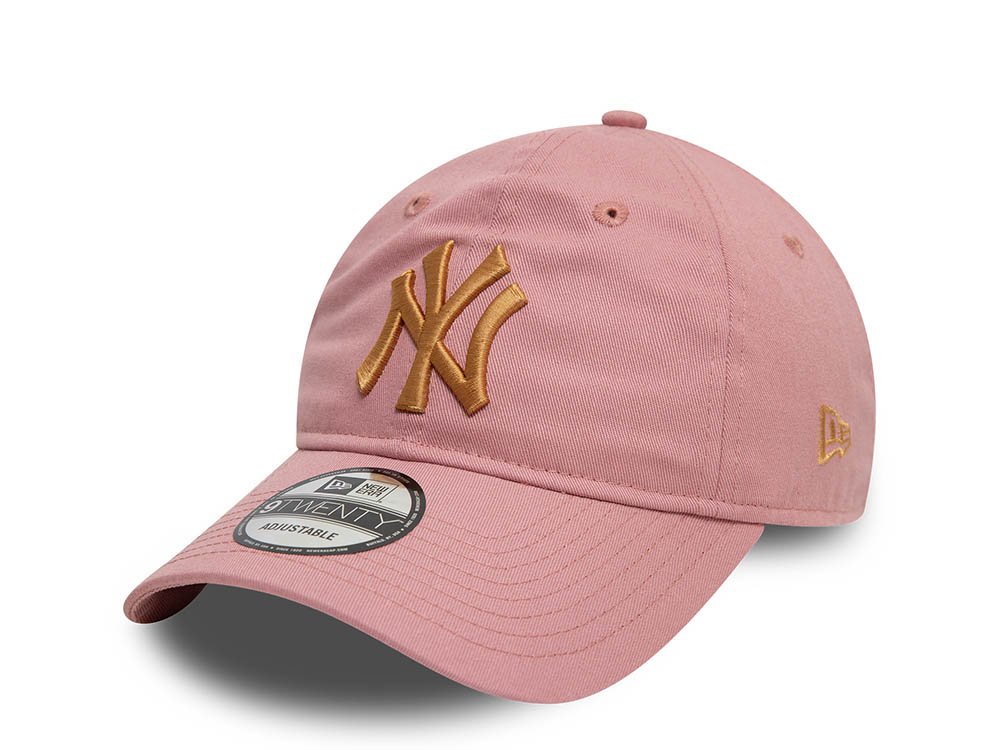 New Era New York Yankees League Essential Pink 9Twenty Strapback Hat