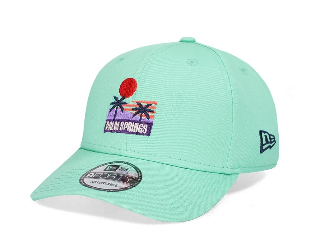 New Era Summer Palm Springs Green 9Forty Strapback Hat