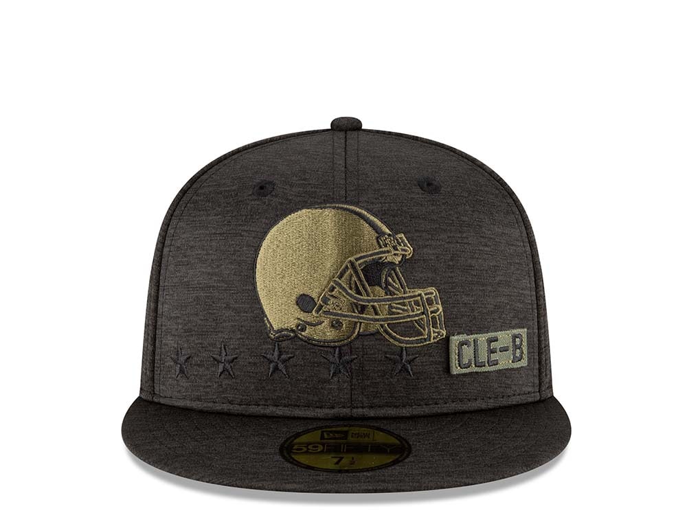 New Era Cleveland Browns Salute to Service 2020 Fitted 59Fifty Hat