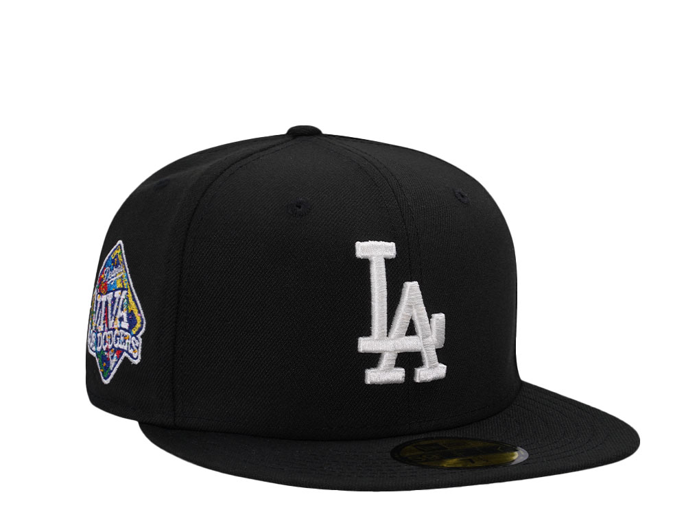 New Era Los Angeles Dodgers Viva LA Black Throwback Edition 59Fifty Fitted Hat
