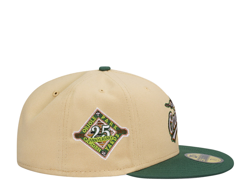 New Era Baltimore Orioles 25th Anniversary Camden Yards Vegas Two Tone Edition 59Fifty Fitted Hat
