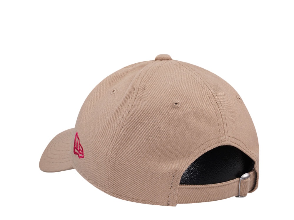 New Era New York Mets Camel Pink Womens 9Twenty Strapback Hat