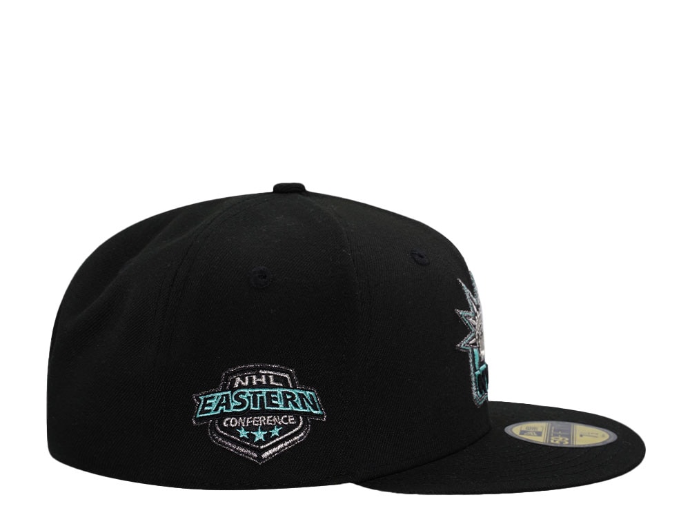 New Era New York Rangers Black Tiffany Prime Edition 59Fifty Fitted Hat