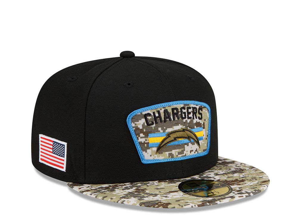 New Era Los Angeles Chargers Salute to Service 21 59Fifty Fitted Hat
