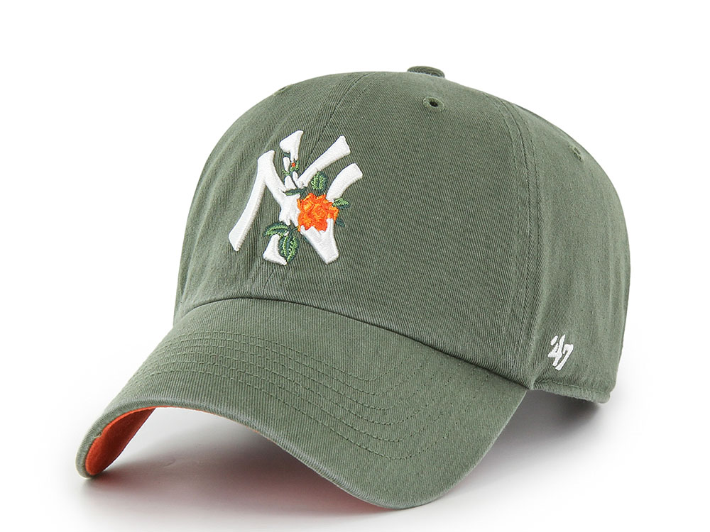 47Brand New York Yankees Moss Thorn Edition Clean Up Strapback Cap