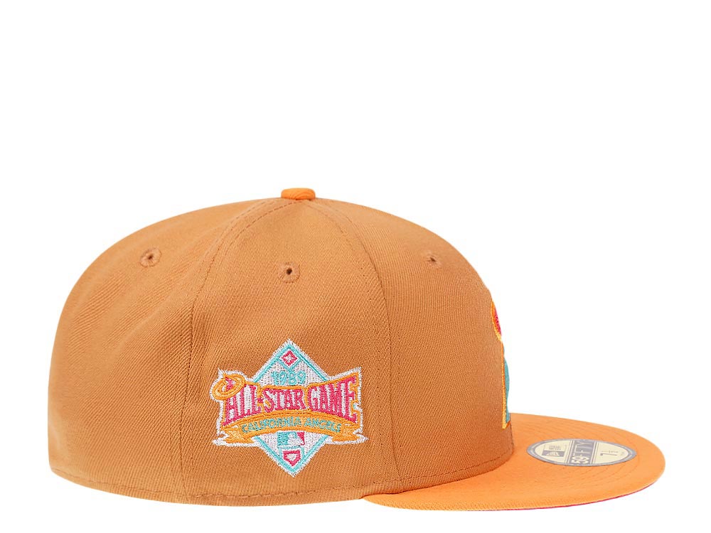 New Era California Angels All Star Game 1989 Metallic Iris Two Tone Edition 59Fifty Fitted Hat