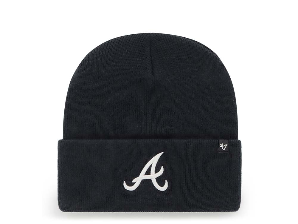 47Brand Atlanta Braves Navy Haymaker Cuff Mutsen