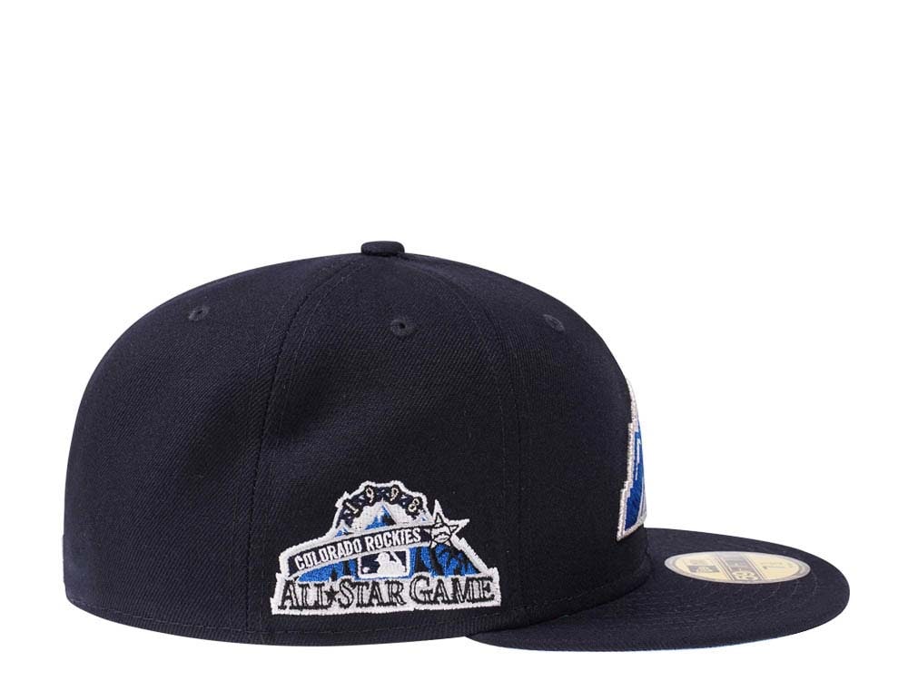 New Era Colorado Rockies All Star Game 1998 Iced Glacier Blue Edition 59Fifty Fitted Hat
