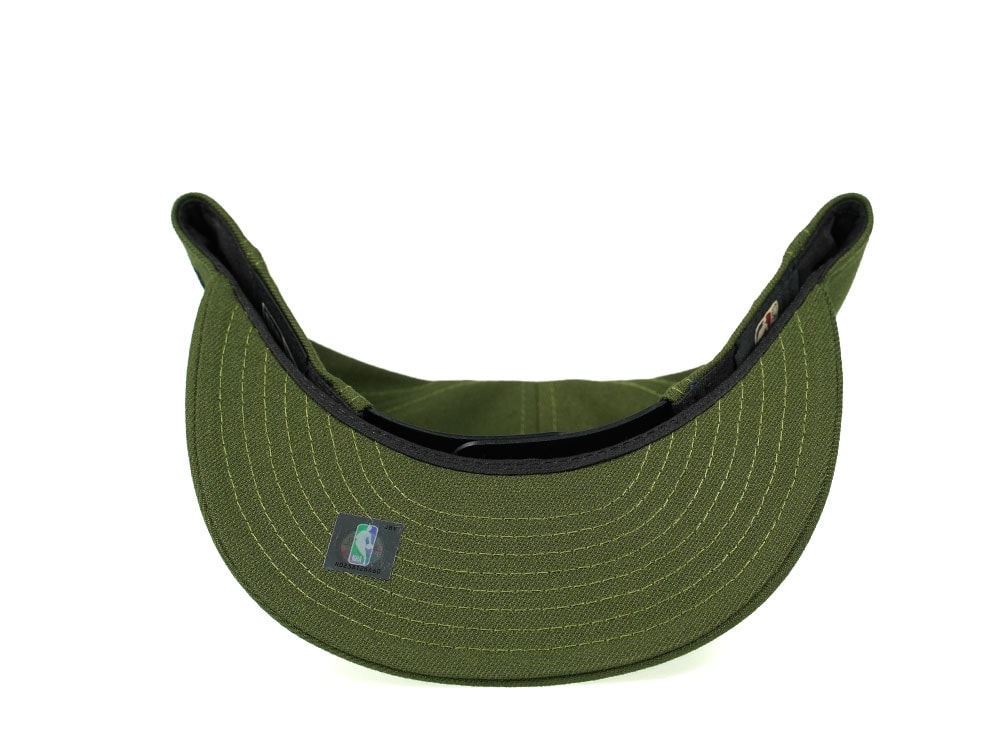 New Era Charlotte Hornets Rifle Green Edition 9Fifty Snapback Hat