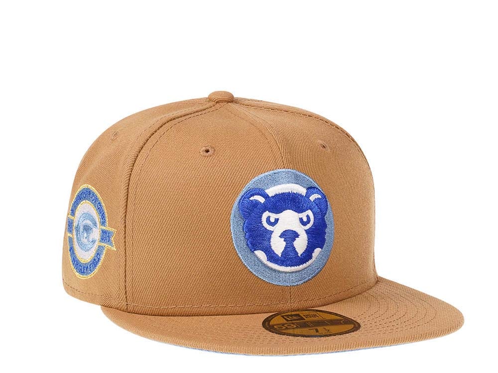 New Era Chicago Cubs 100 Years Wrigley Field Iced Wheat Edition 59Fifty Fitted Hat
