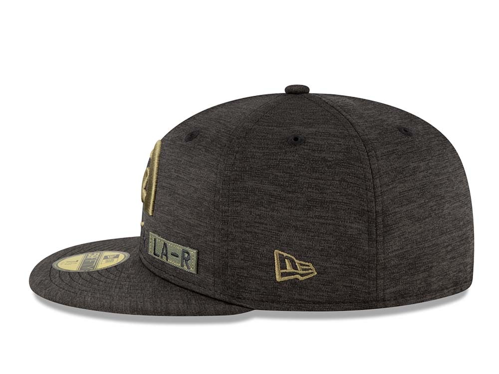 New Era Los Angeles Rams Salute to Service 2020 Fitted 59Fifty Hat