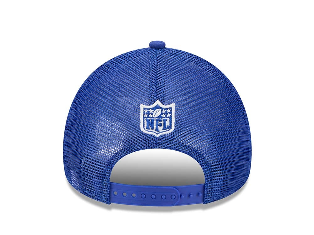 New Era Los Angeles Rams Sideline 2024 9Forty A Frame Trucker Snapback Hat