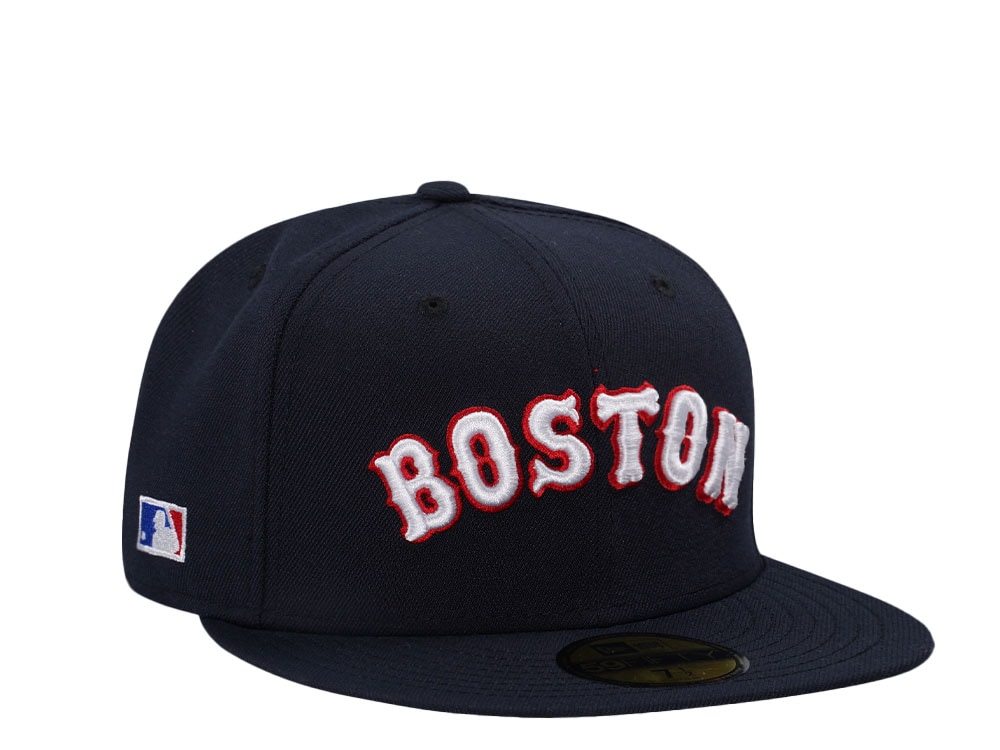 New Era Boston Red Sox MLB Throwback Edition 59Fifty Fitted Hat