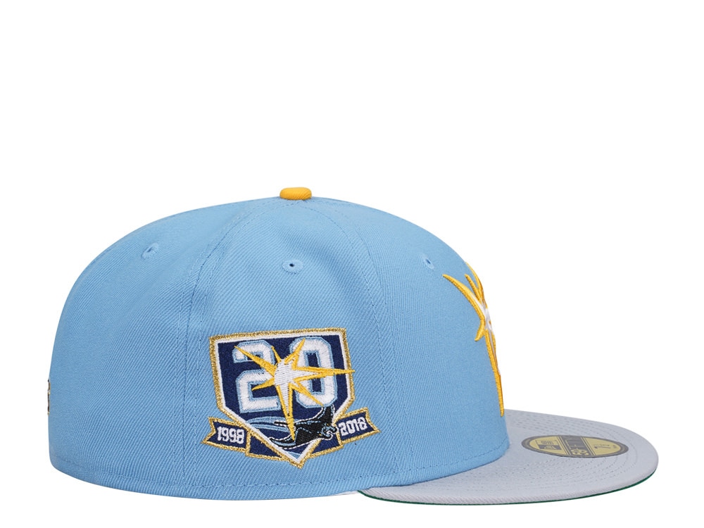 New Era Tampa Bay Rays 20th Anniversary Throwback Two Tone Edition 59Fifty Fitted Hat