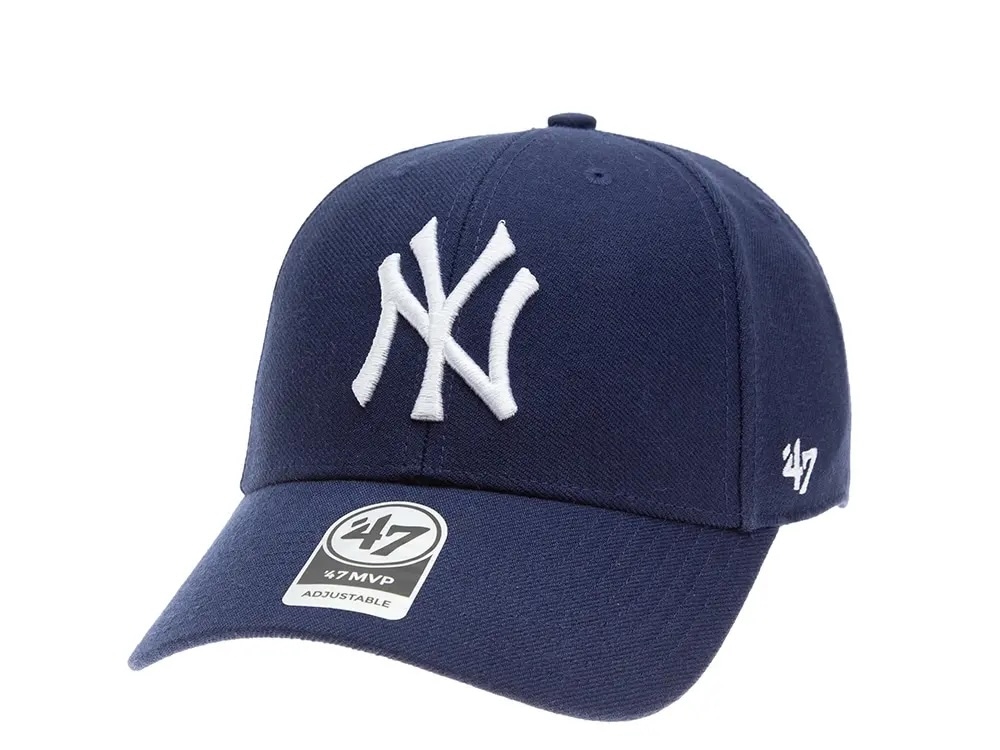 47brand New York Yankees Classic Curved Light Navy Strapback Hat