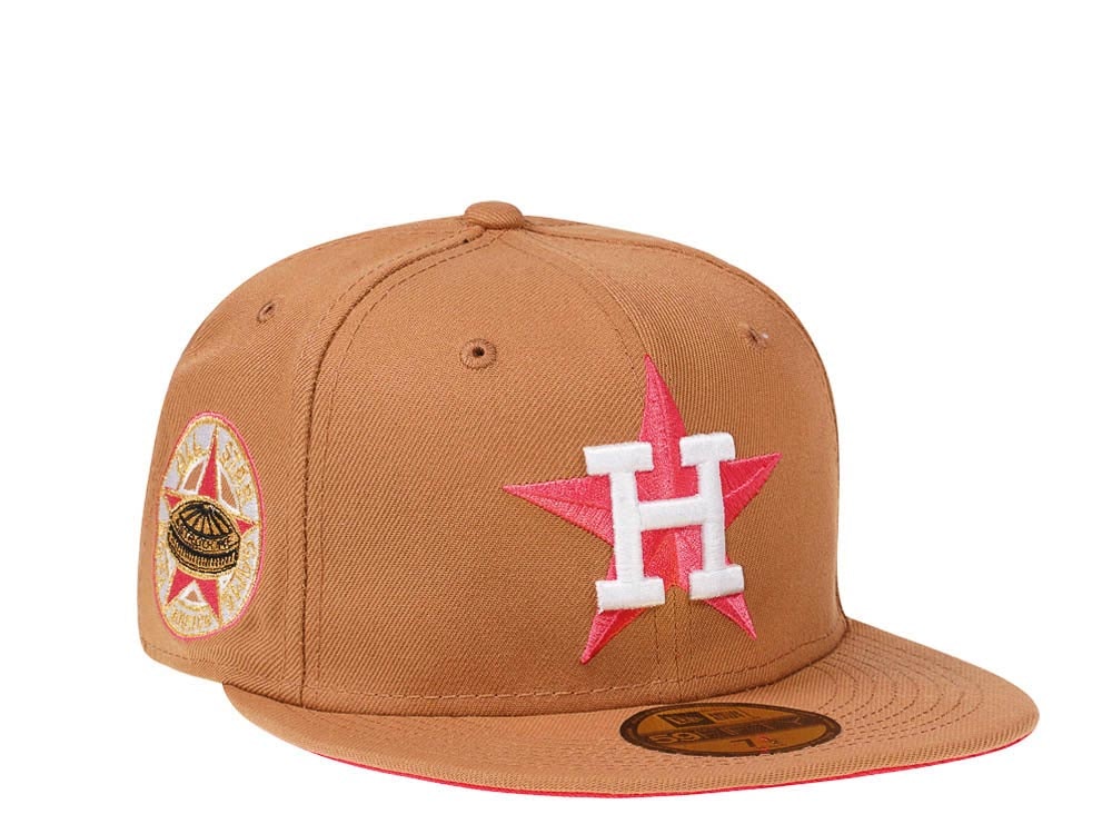 New Era Houston Astros All Star Game 1968 Wheat Lava Edition 59Fifty Fitted Hat