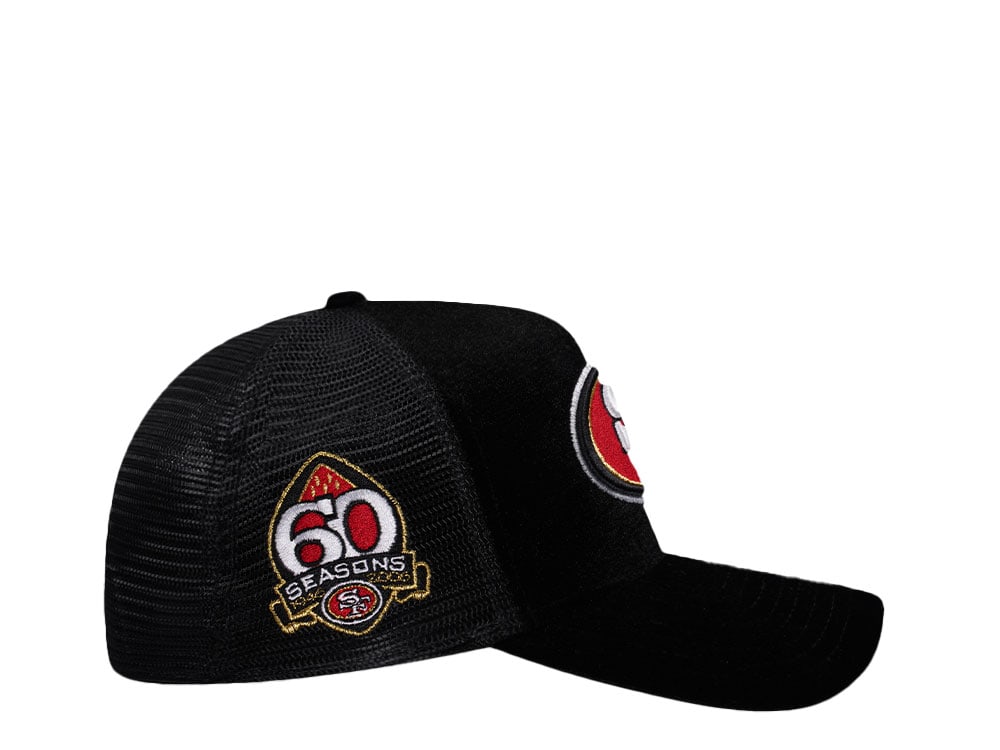 New Era San Francisco 60 Seasons Velvet Trucker Edition 9Forty A Frame Snapback Hat