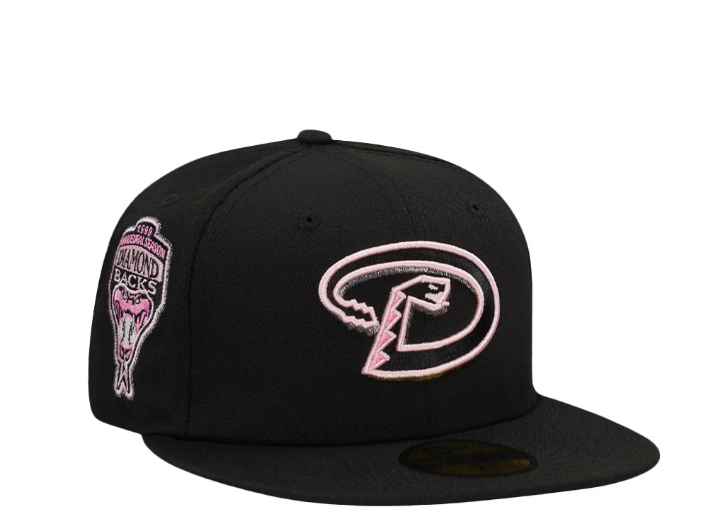 New Era Arizona Diamondbacks Inaugural Season 1998 Black Pink Prime Edition 59Fifty Fitted Cap