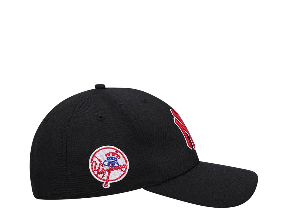 47Brand New York Yankees Black Sure Shot MVP Snapback Hat