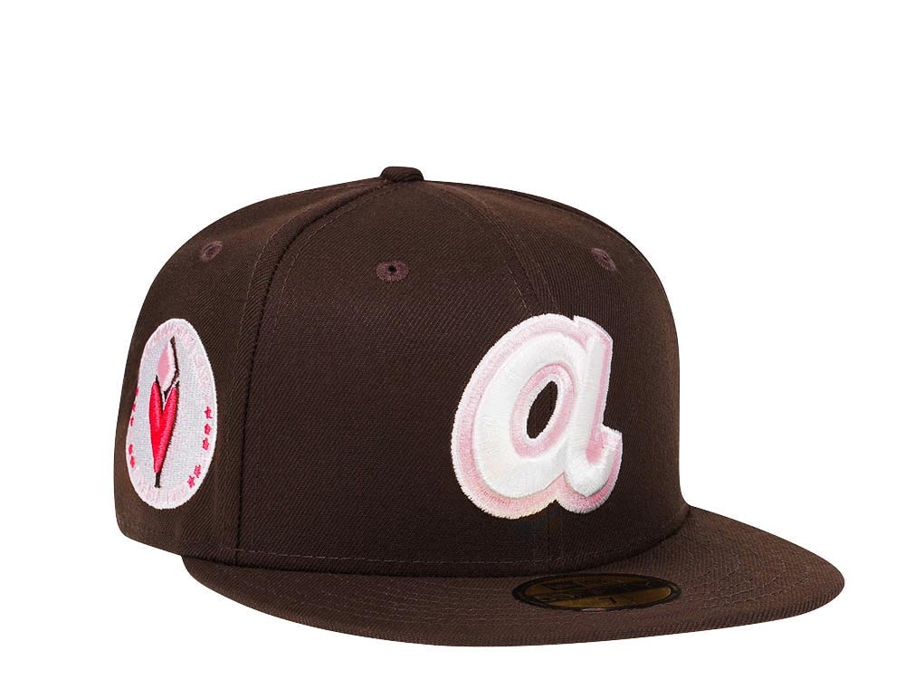 New Era Atlanta Braves All Star Game 1972 Coffee Pink Edition 59Fifty Fitted Hat