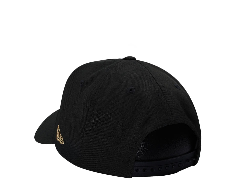 New Era Pittsburgh Pirates Black Gold Edition 9Forty A Frame Snapback Hat