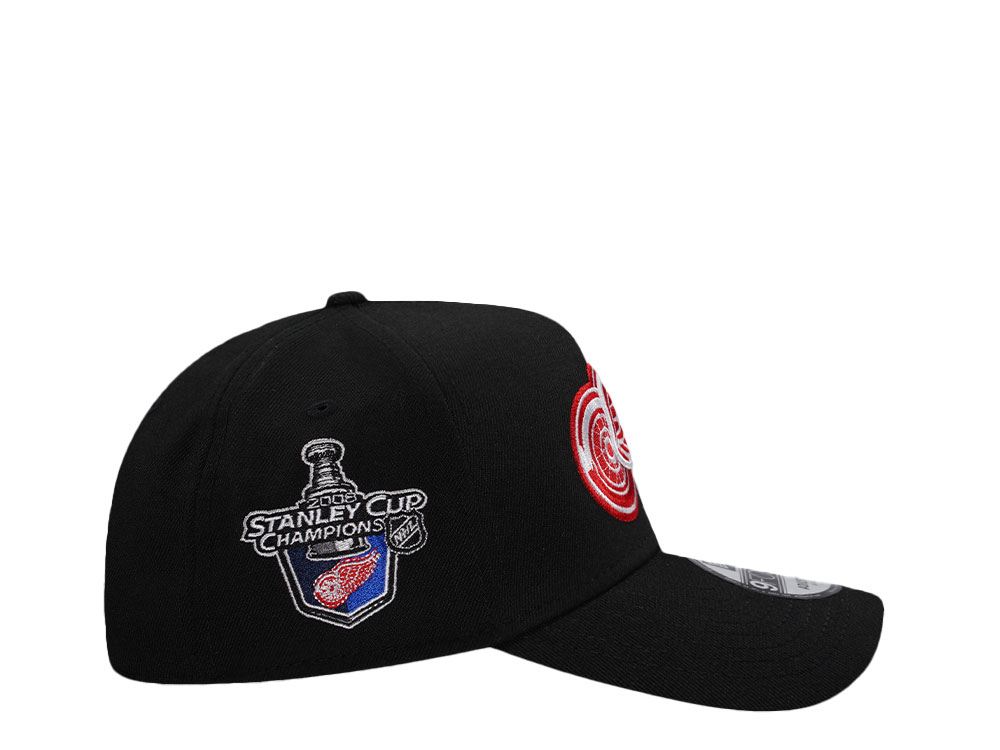 New Era Detroit Red Wings Stanley Cup Champions 2010 Black Edition 9Forty A Frame Snapback Hat