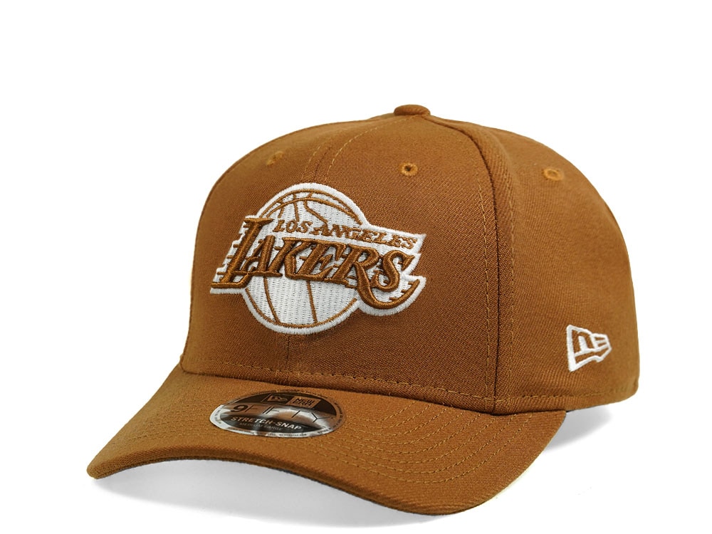 New Era Los Angeles Lakers Toasted Peanut Edition 9Fifty Stretch Snapback Hat