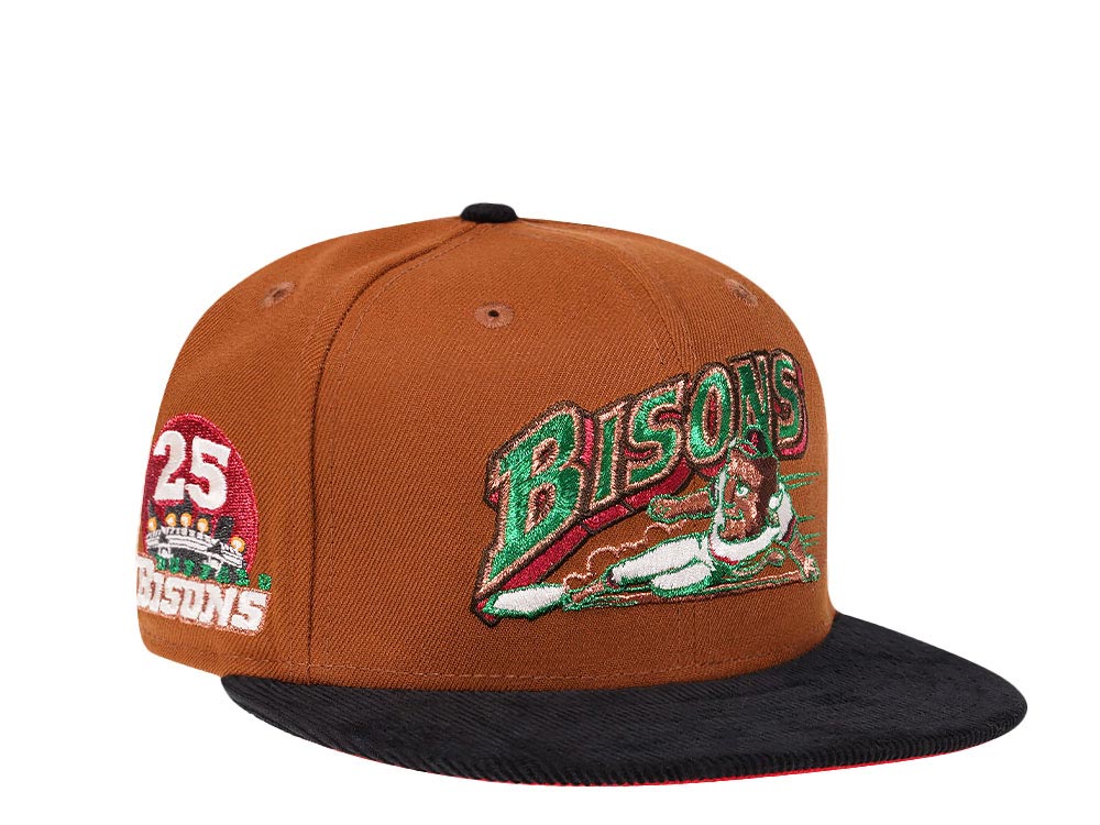 New Era Buffalo Bisons 25th Anniversary Italian Waffles Corduroy Prime Edition 59Fifty Fitted Hat