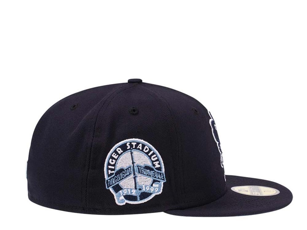 New Era Detroit Tigers Stadium Patch Glacier Blue Edition 59Fifty Fitted Hat