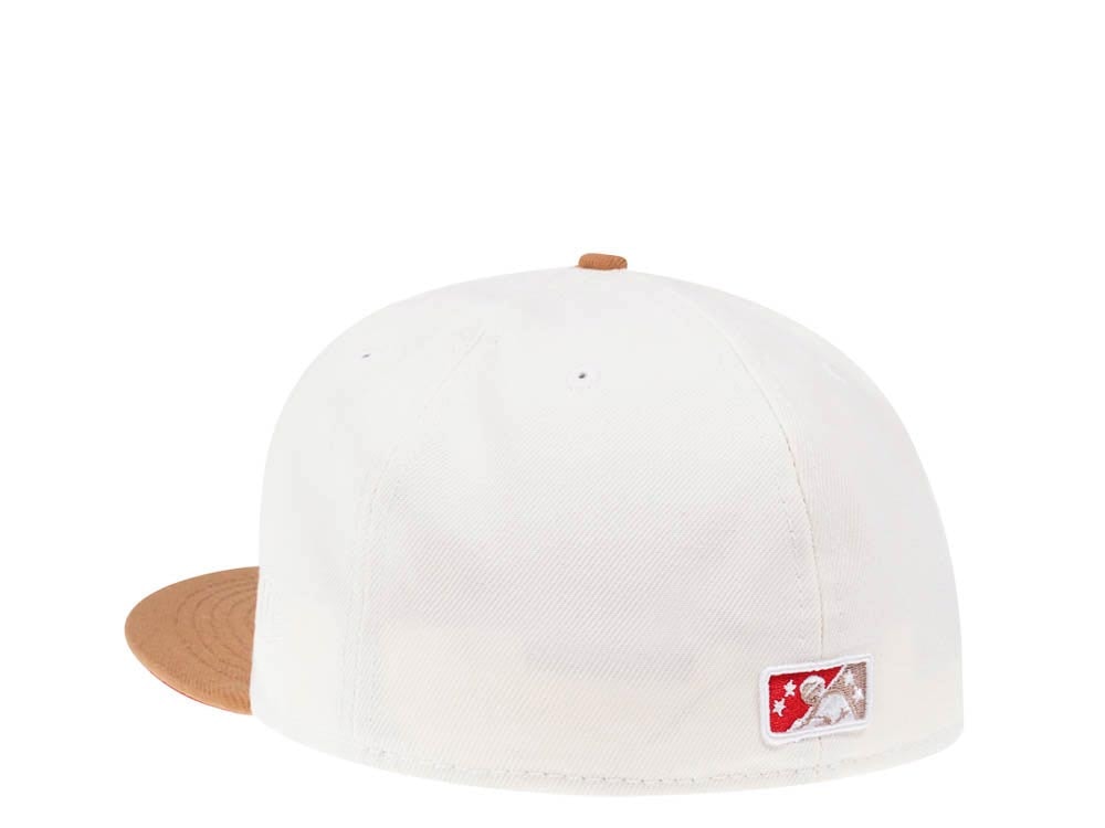 New Era Portland Beavers Cream Two Tone Prime Edition 59Fifty Fitted Hat