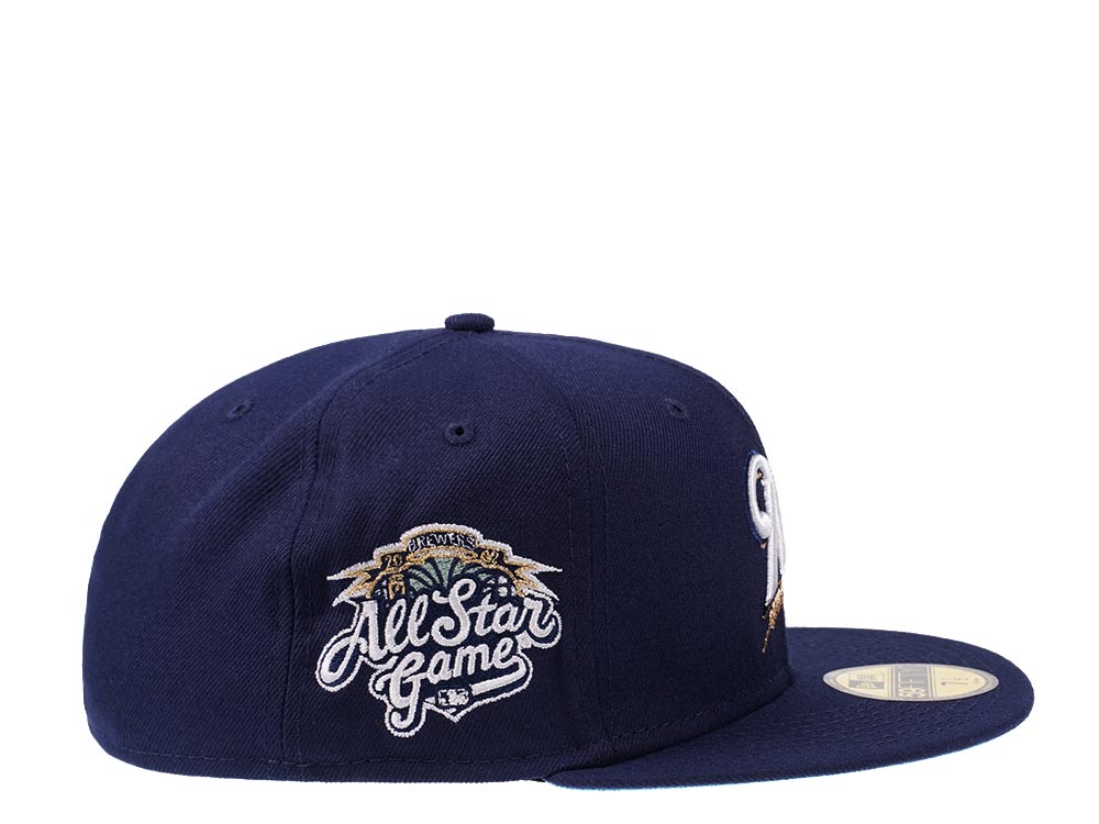 New Era Milwaukee Brewers All Star Game 2002 Glacier Blue Edition 59Fifty Fitted Hat