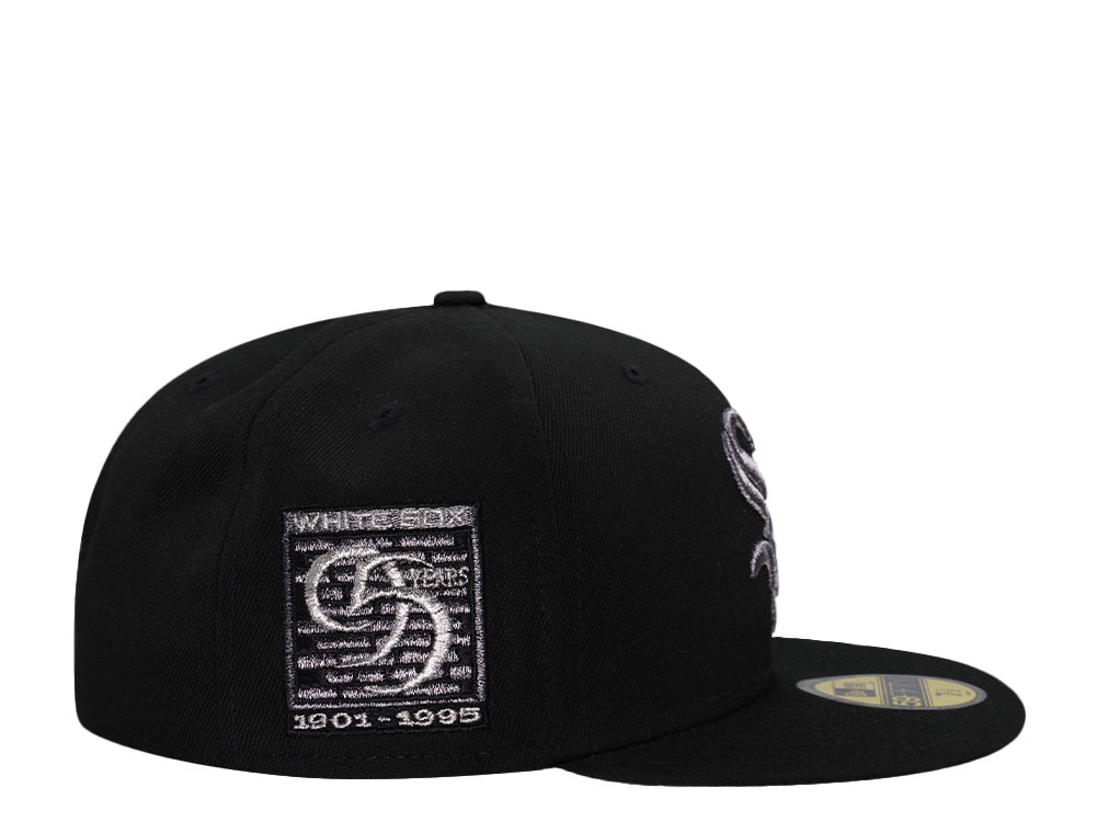 New Era Chicago White Sox 95 Years Black Pewter Prime Edition 59Fifty Fitted Hat