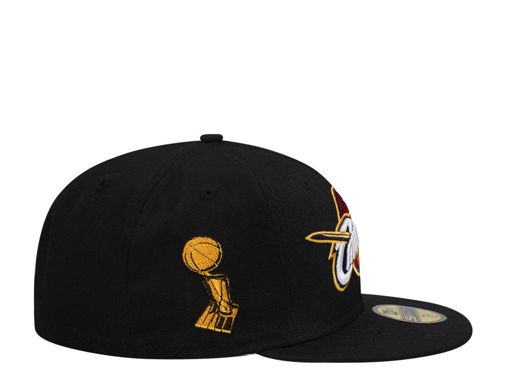 New Era Cleveland Cavaliers Black Champions Edition 59Fifty Fitted Hat