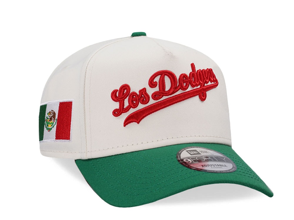 New Era Los Angeles Dodgers Mexico Chrome Two Tone Edition 9Forty A Frame Snapback Cap