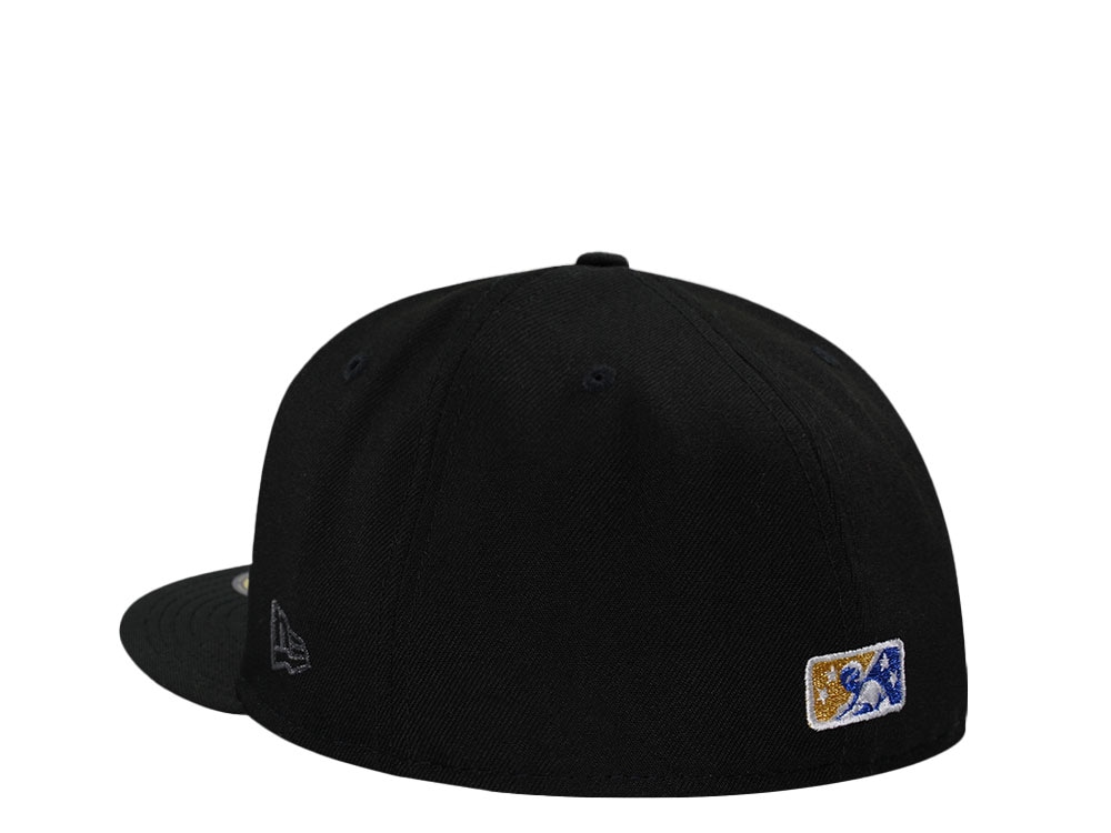 New Era Great Falls Electrics Metallic Blue Edition 59Fifty Fitted Hat