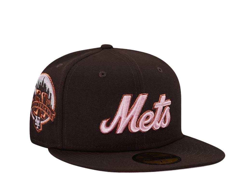 New Era New York Mets 50th Anniversary Burnt Pink Edition 59Fifty Fitted Hat
