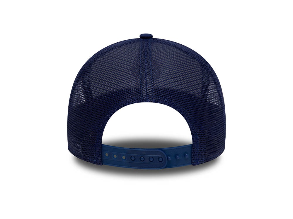 New Era France Rugby Blue White Essential A Frame Trucker Snapback Hat
