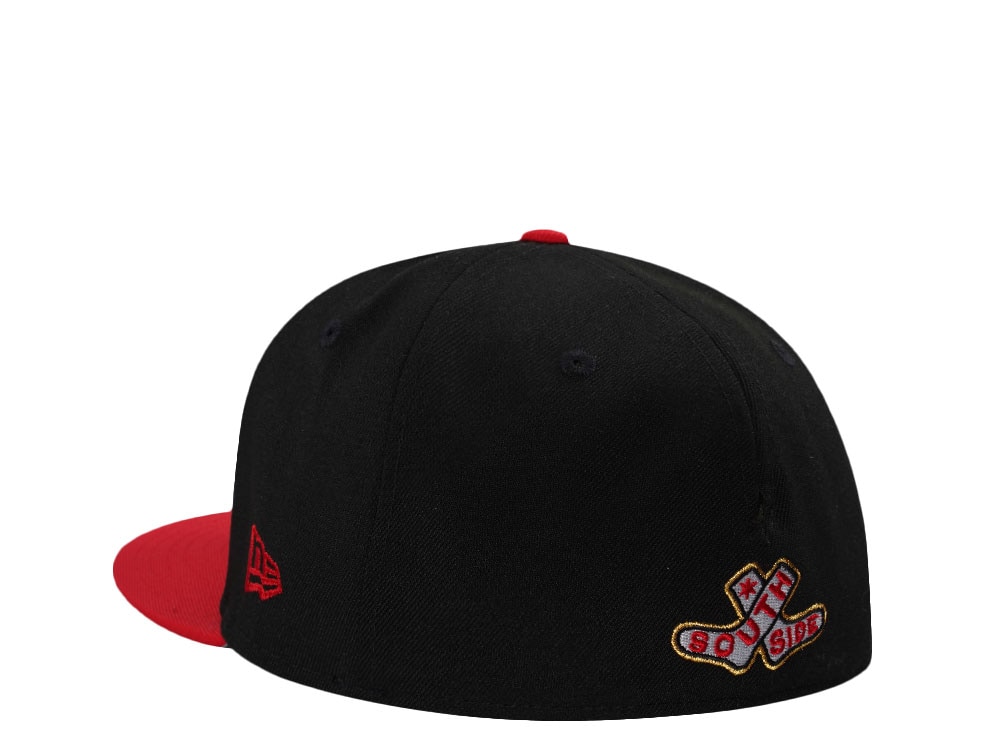 New Era Chicago White Sox Black Two Tone Edition 59Fifty Fitted Cap