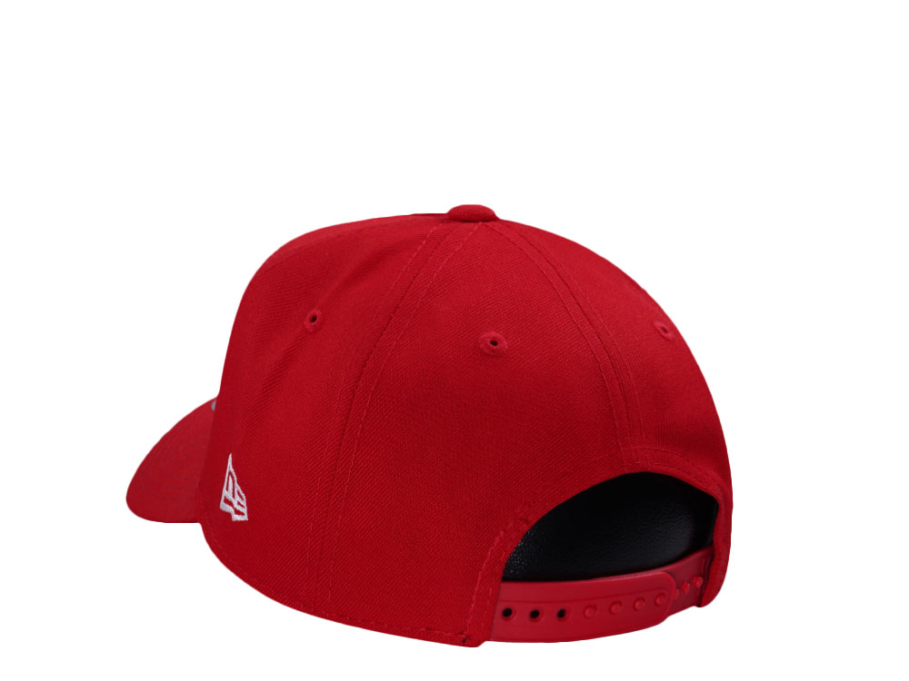 New Era New Jersey Devils 40th Anniversary Red Prime Edition 9Forty A Frame Snapback Cap