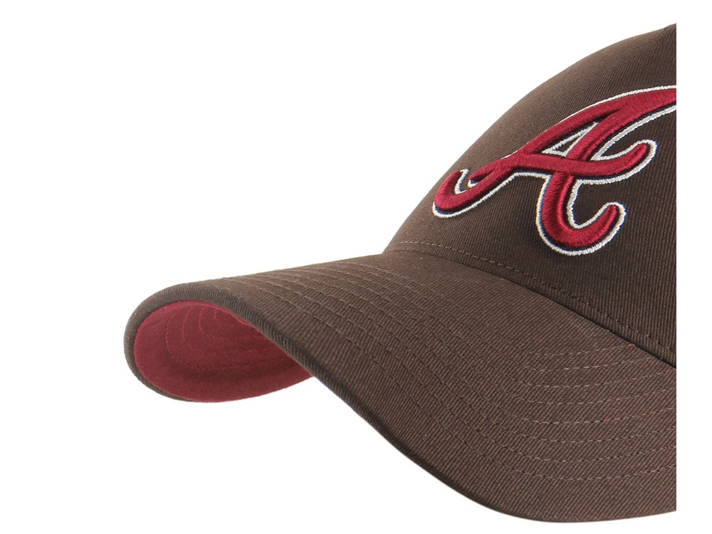 47Brand Atlanta Braves Brown World Series Edition MVP Snapback Cap