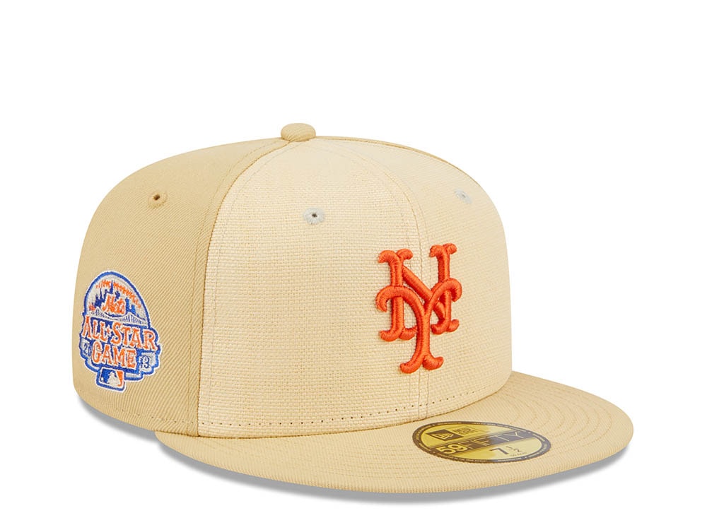 New Era New York Mets All Star Game 2013 Raffia Front Vegas Gold Edition 59Fifty Fitted Hat