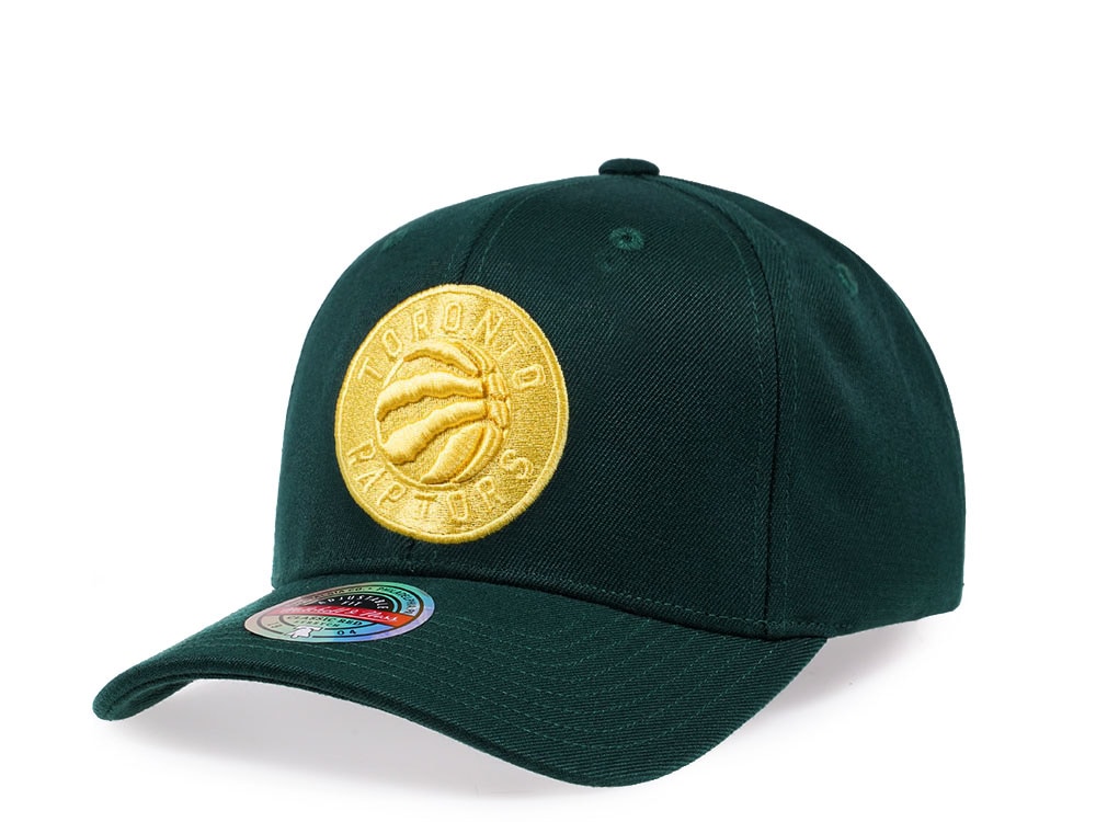 Mitchell & Ness Toronto Raptors Green Lime Red Line Flex Snapback Hat