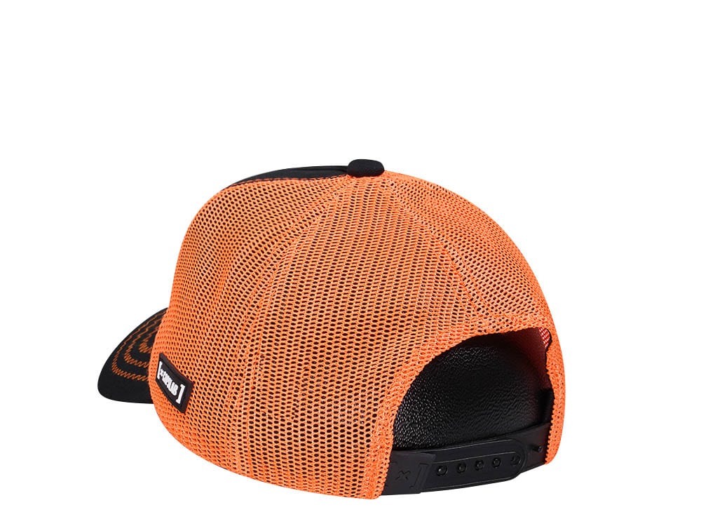 Capslab Dragonball Z Goku Black and Orange Trucker Snapback Hat