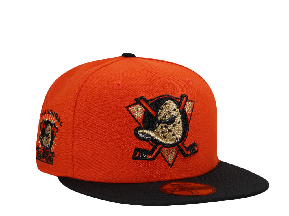 New Era New Era Anaheim Ducks Inaugural Season 1993 Two Tone Edition 59Fifty Fitted Cap