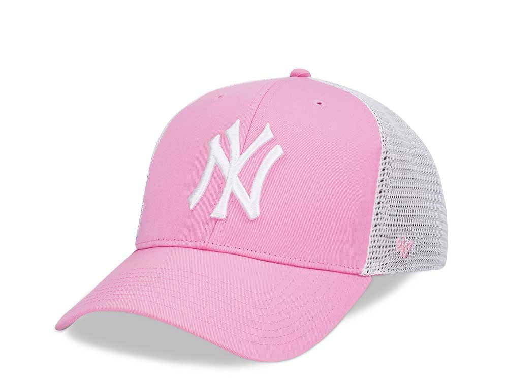 47Brand New York Yankees Branson Rose MVP Trucker Snapback Hat