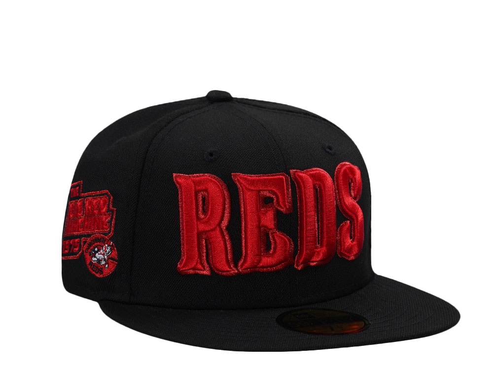 New Era Cincinnati Reds The Big Red Machine 1975 Black Prime Edition 59Fifty Fitted Cap