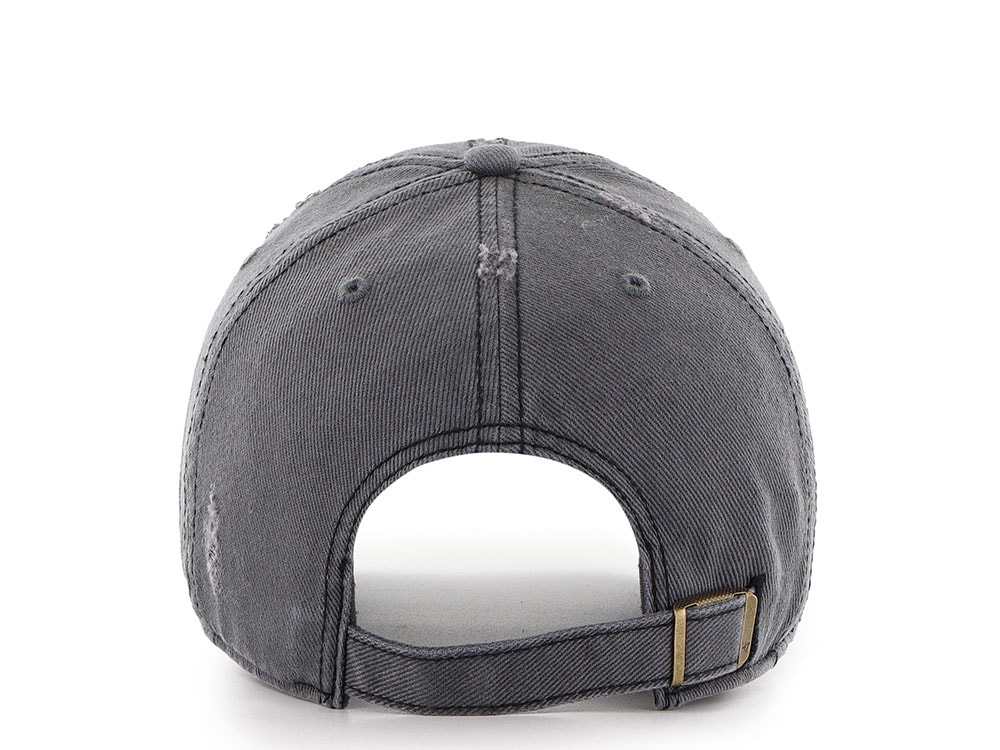 47 Brand Anaheim Ducks Weathered Dark Gray Clean Up Strapback Cap